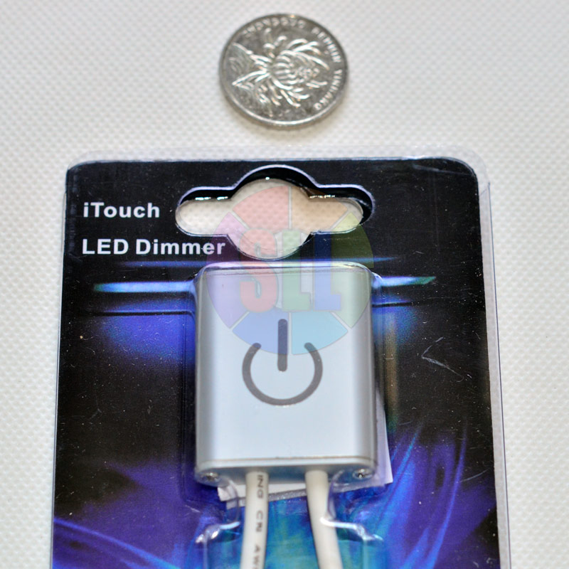 DC12/24V Max 3A, Mini iTouch Smart Touch LED Dimmer, Aluminum Shell Double-sided adhesive Fixed, For Single Color LED Lighting DC12/24V Max 3A, Mini iTouch Smart Touch LED Dimmer, Aluminum Shell Double-sided adhesive Fixed, For Single Color LED Lighting